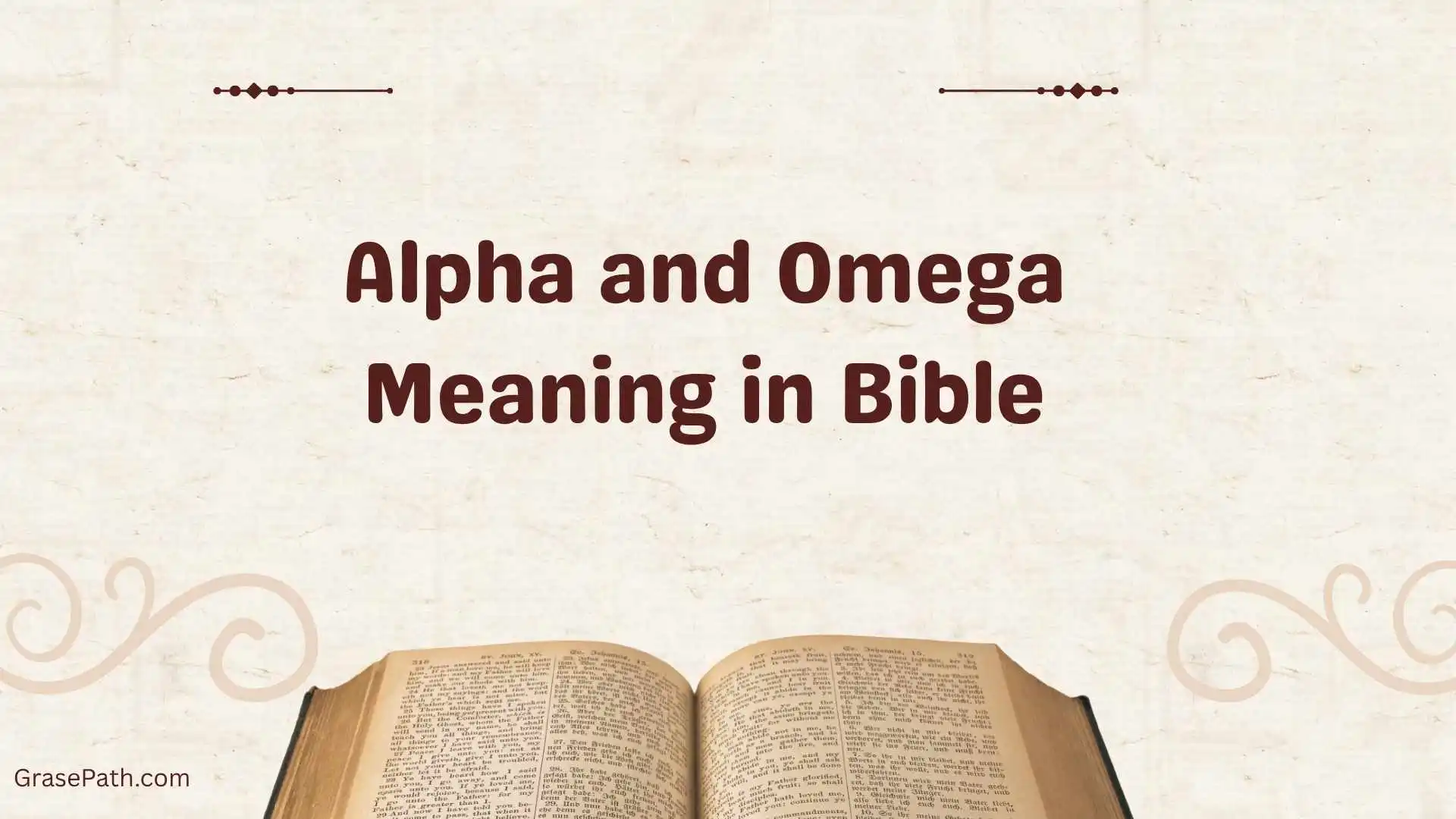 Alpha and Omega Meaning in Bible