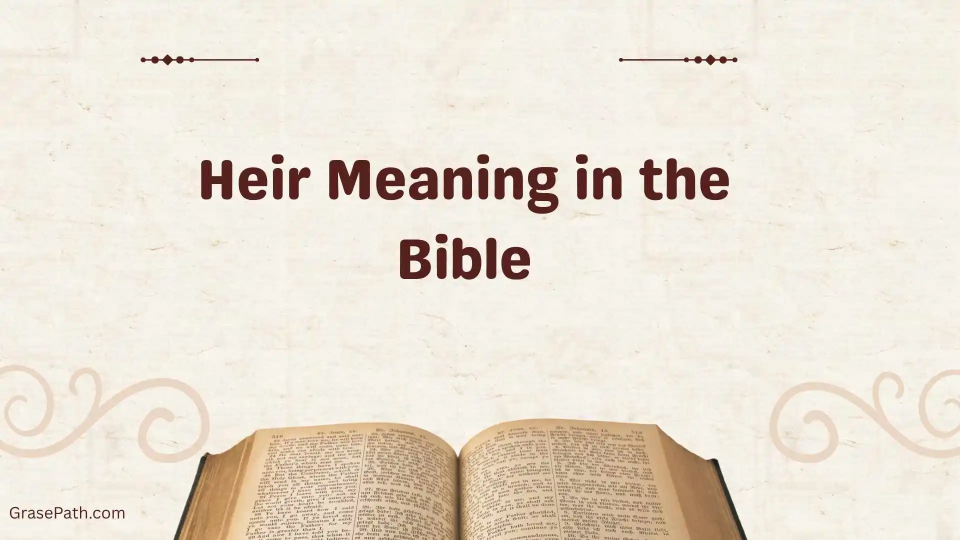 Heir Meaning in the Bible