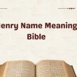 Henry Name Meaning Bible