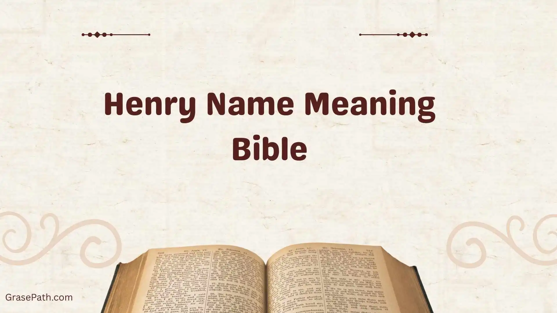 Henry Name Meaning Bible
