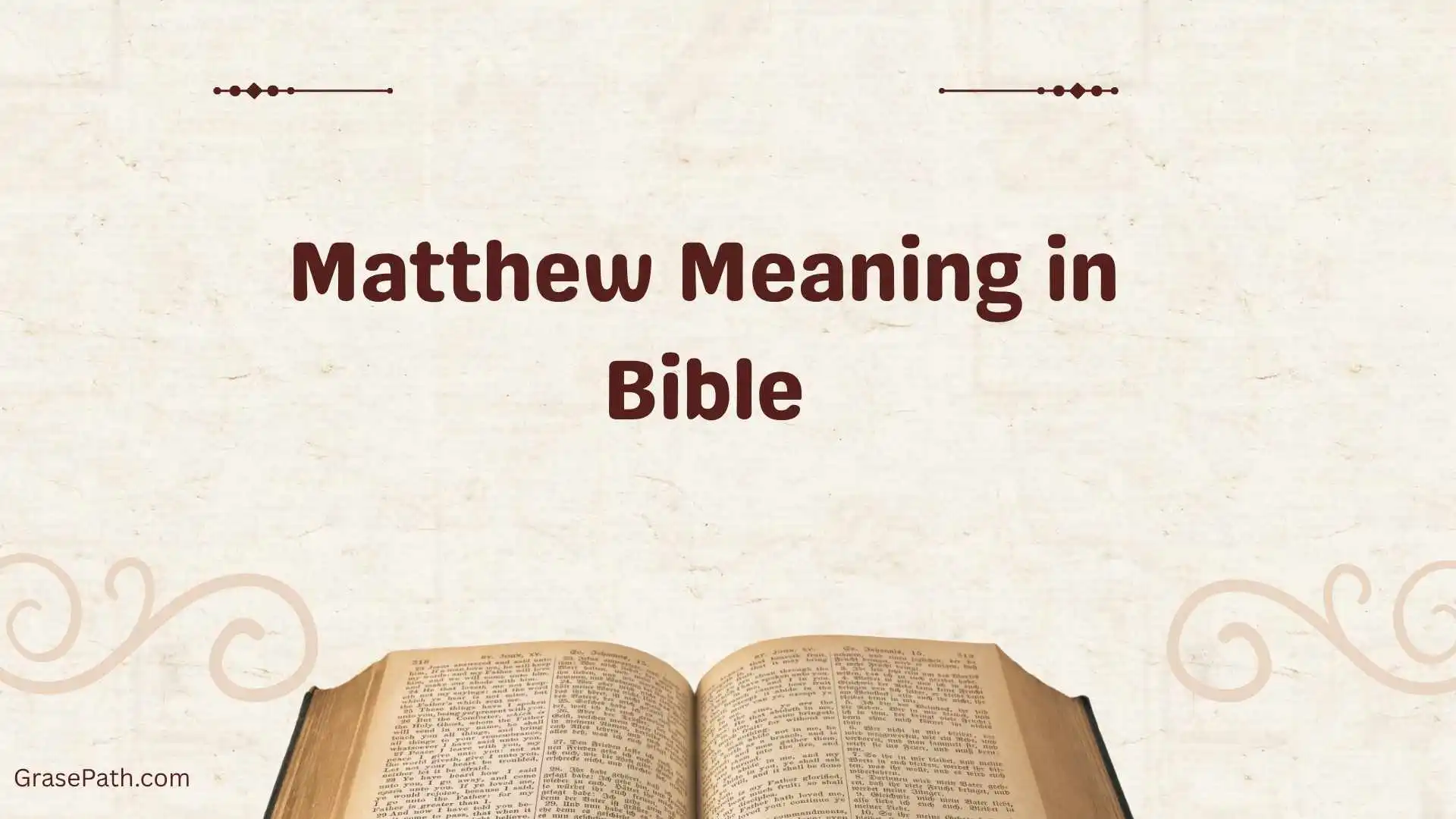 Matthew Meaning in Bible