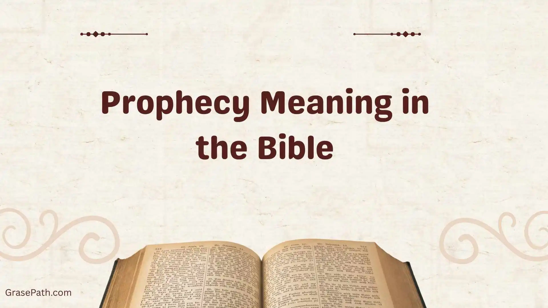 Prophecy Meaning in the Bible