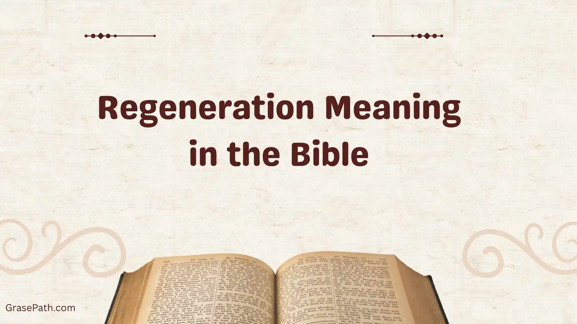 Regeneration Meaning in the Bible