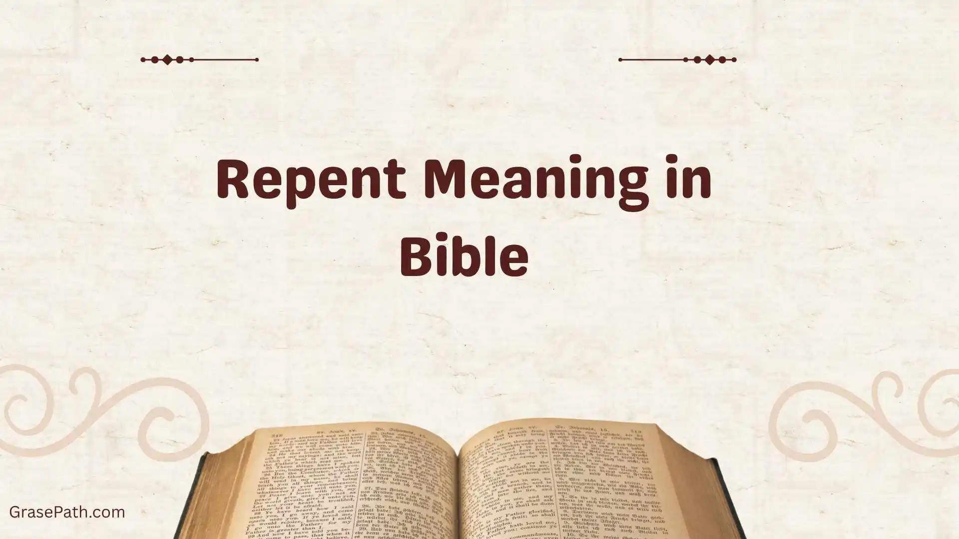 Repent Meaning in Bible