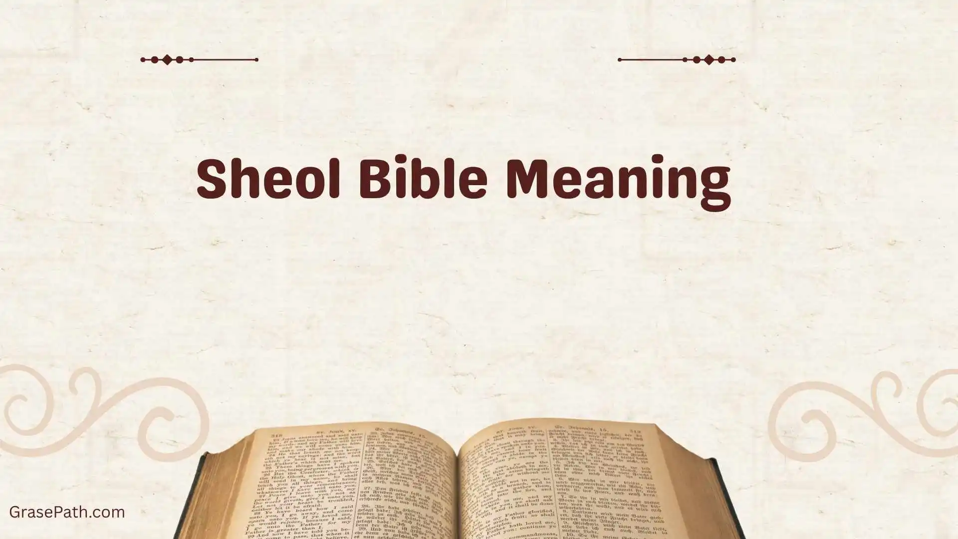 Sheol Bible Meaning