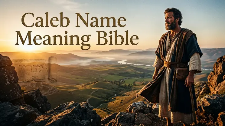 Caleb Name Meaning Bible