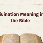 Divination Meaning in the Bible