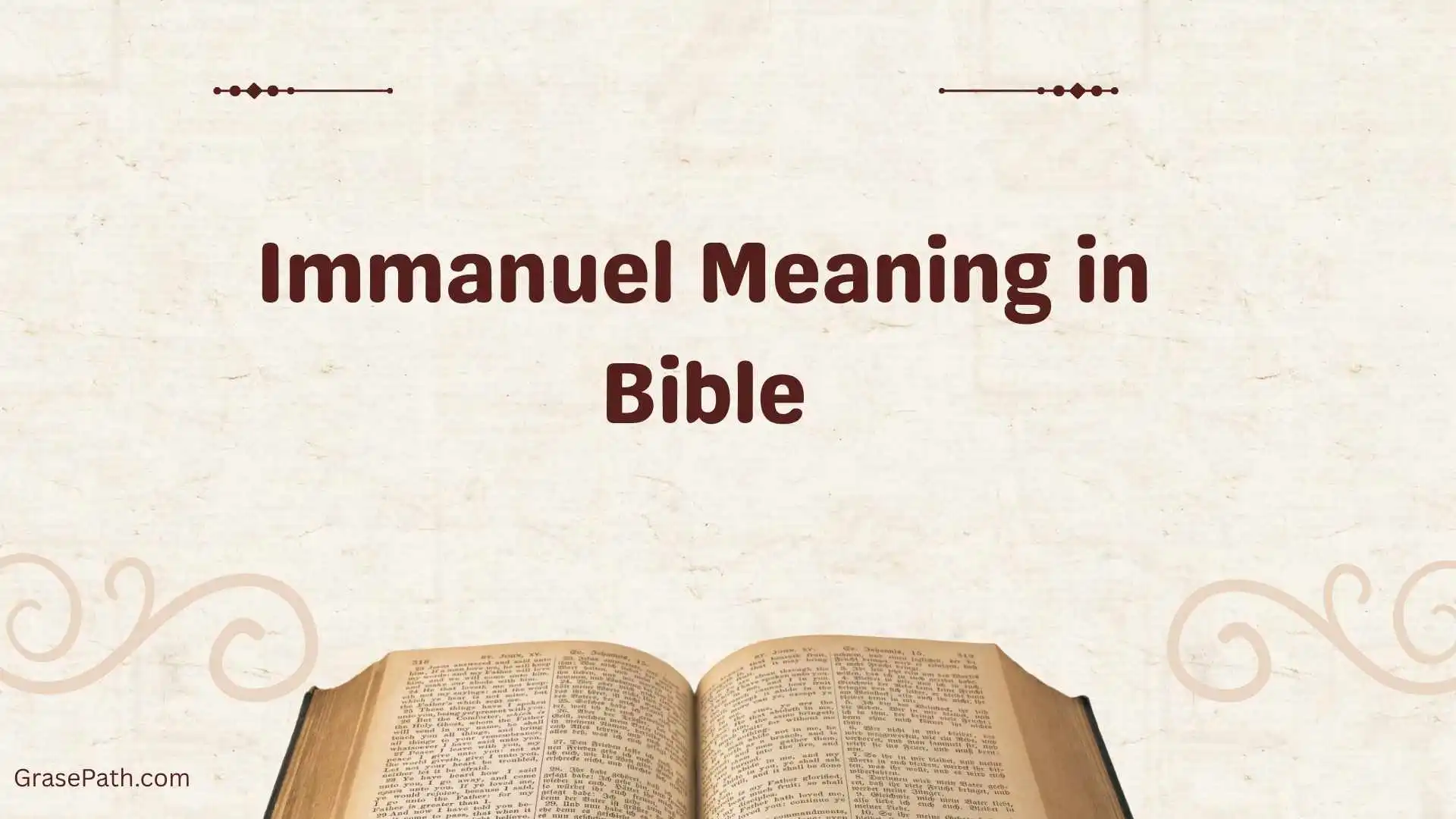 Immanuel Meaning in Bible