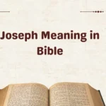 Joseph Meaning in Bible