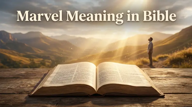Marvel Meaning in Bible