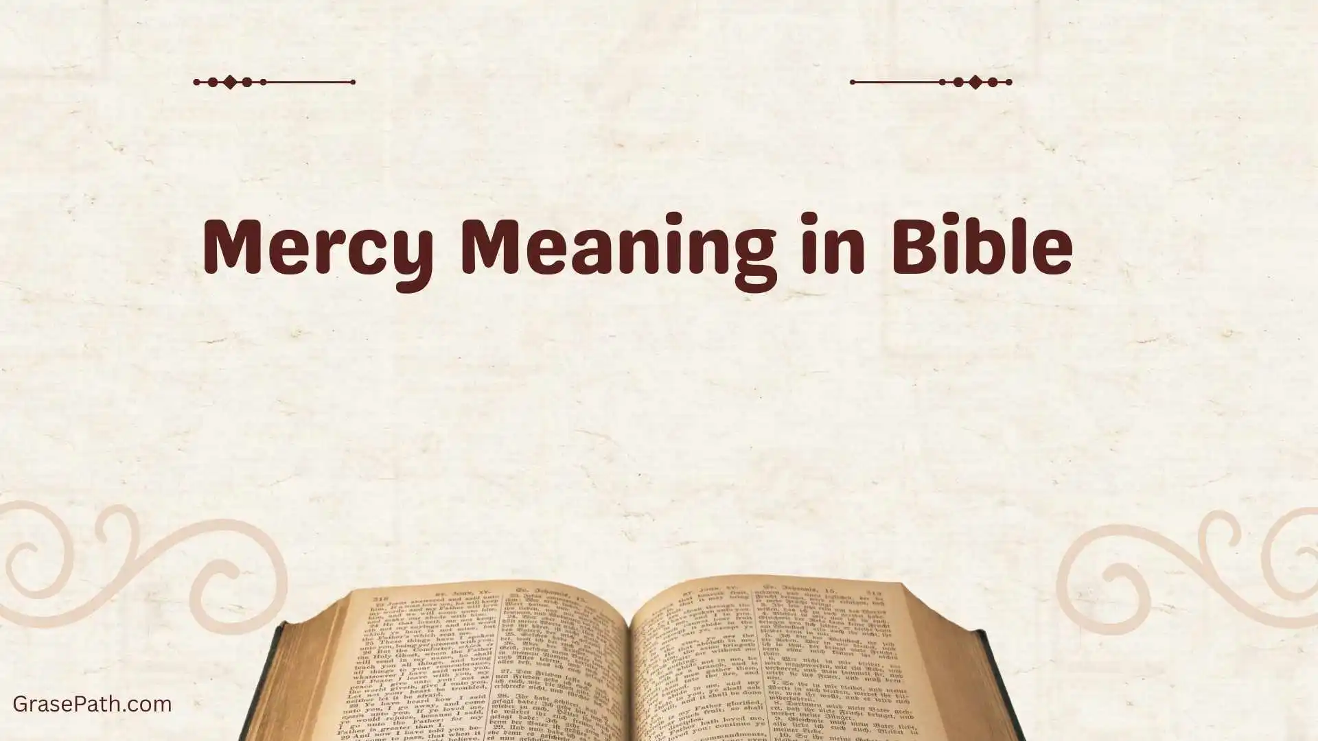 Mercy Meaning in Bible