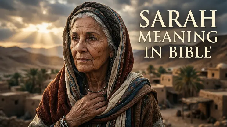 Sarah Meaning in Bible