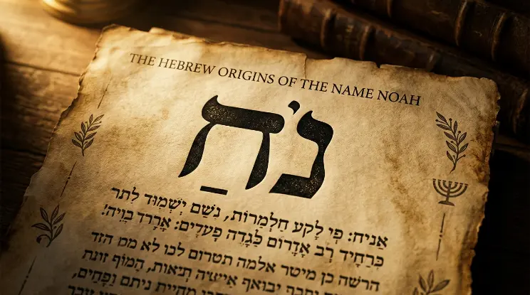 The Hebrew Origins of the Name Noah