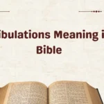 Tribulations Meaning in Bible