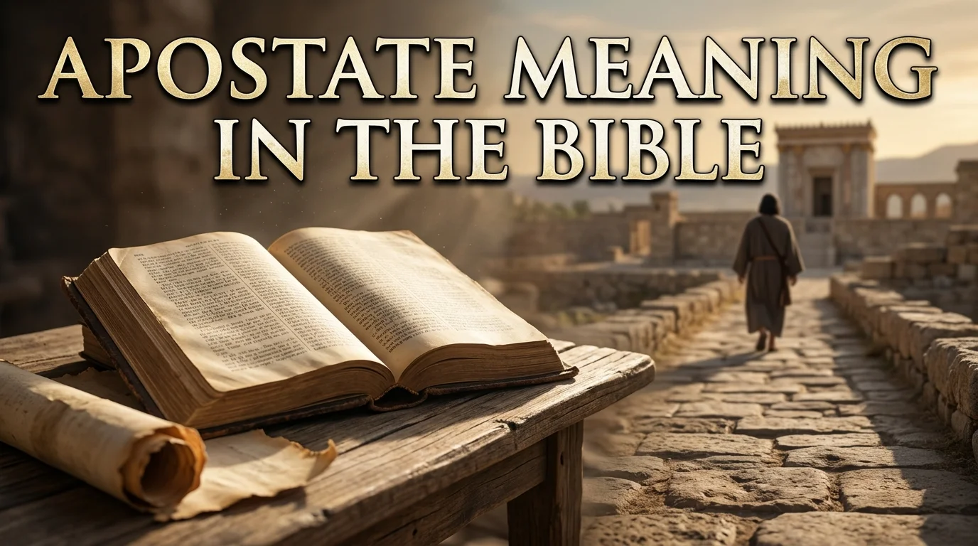 Apostate Meaning in the Bible
