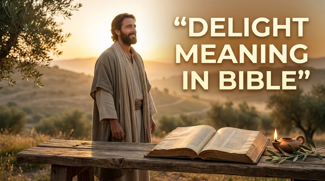 Delight Meaning in Bible