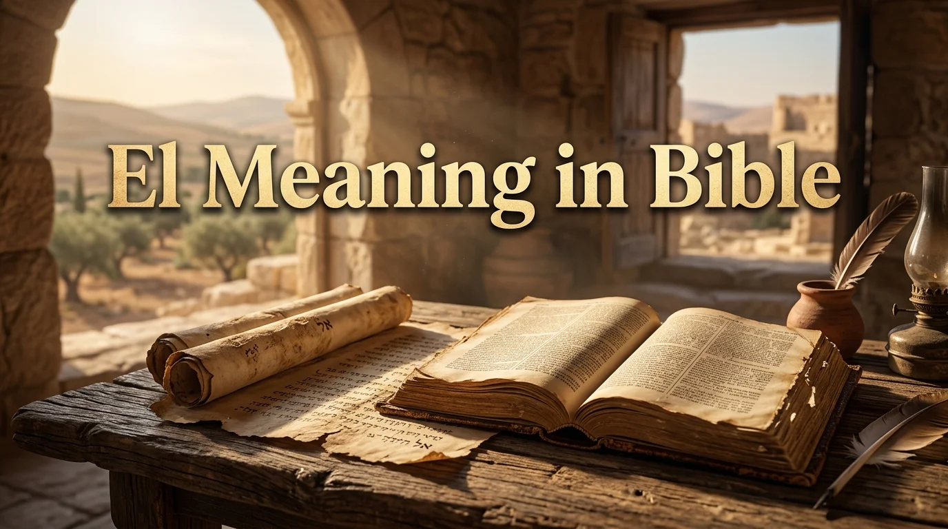 El Meaning in Bible