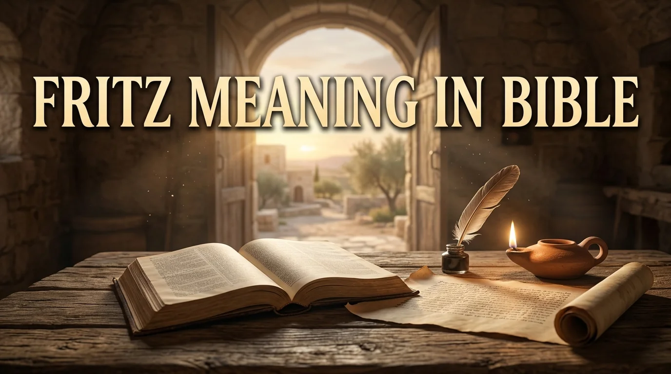 Fritz Meaning in Bible