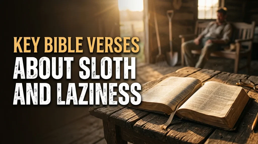 Key Bible Verses About Sloth and Laziness