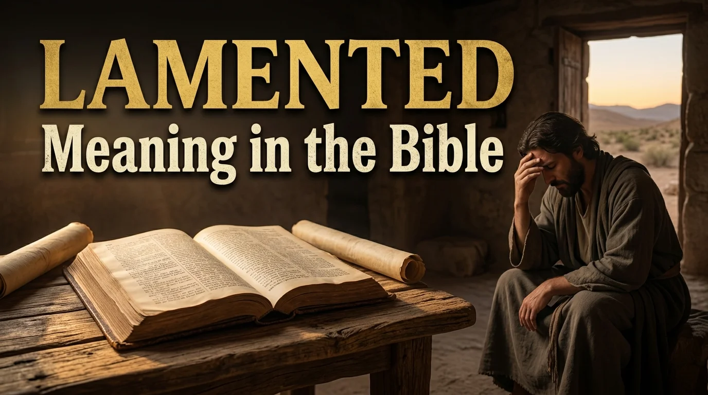 Lamented Meaning in the Bible
