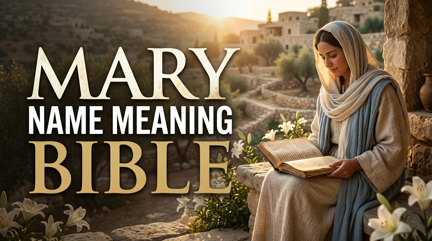 Mary Name Meaning Bible