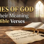 Names of God and Their Meaning with Bible Verses