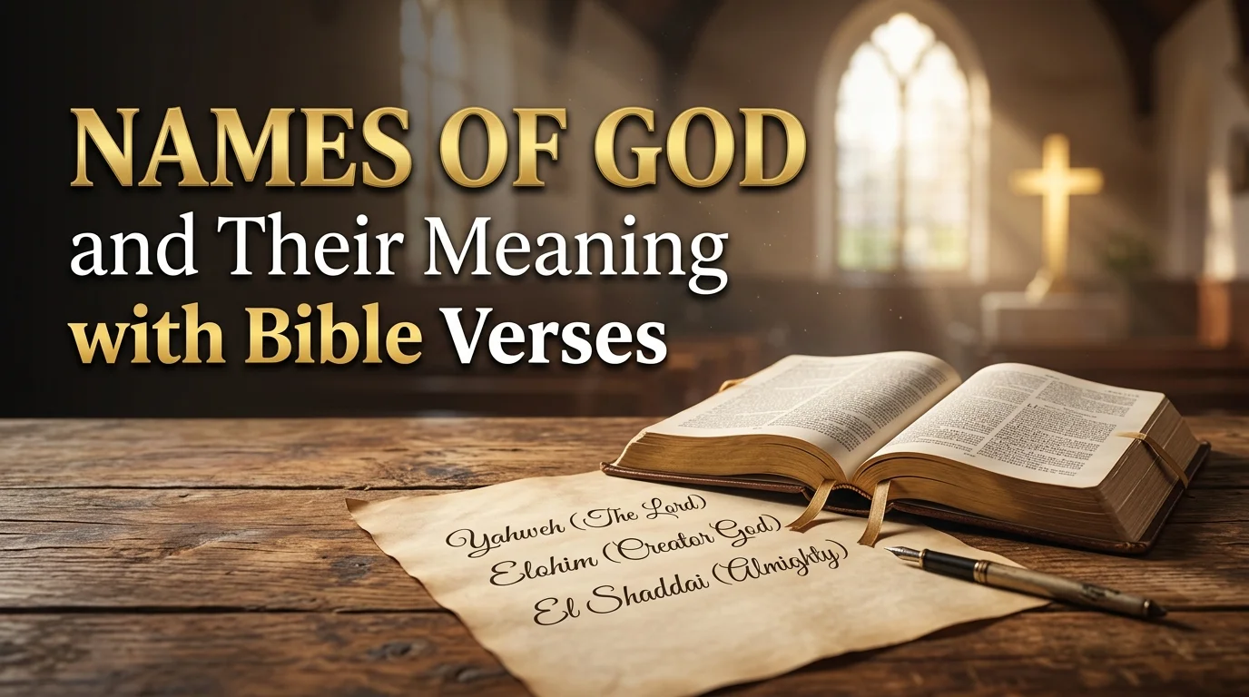 Names of God and Their Meaning with Bible Verses
