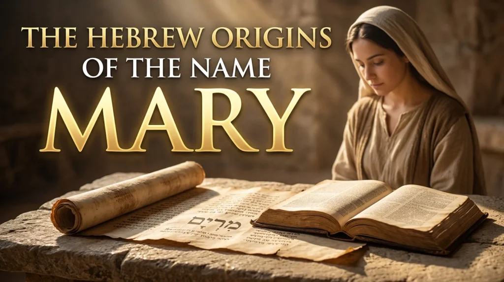 The Hebrew Origins of the Name Mary
