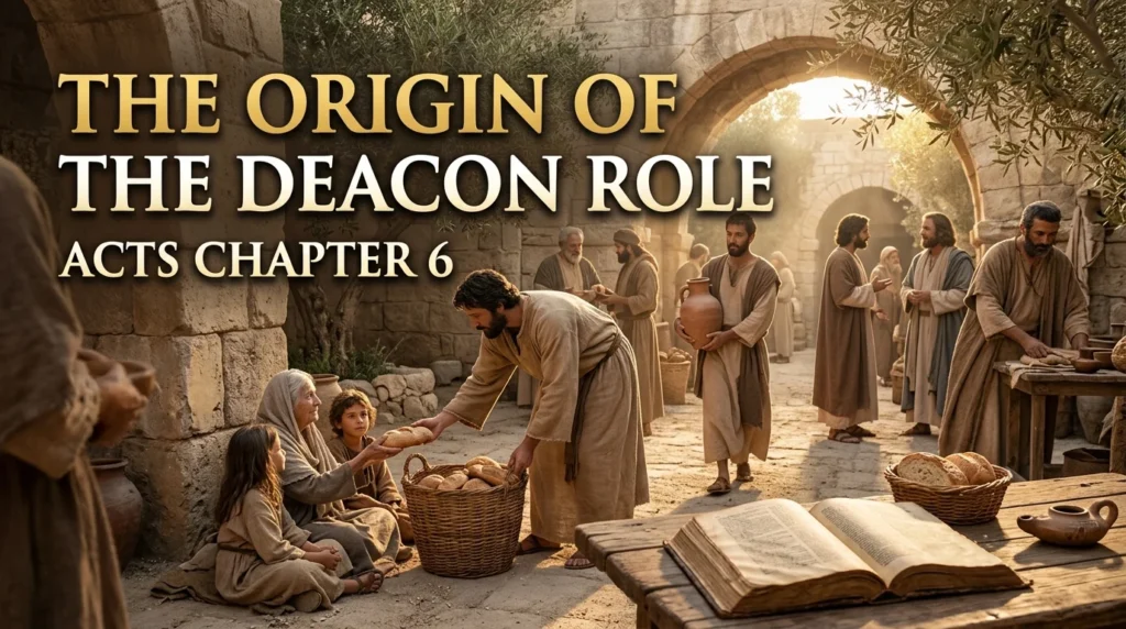 The Origin of the Deacon Role: Acts Chapter 6