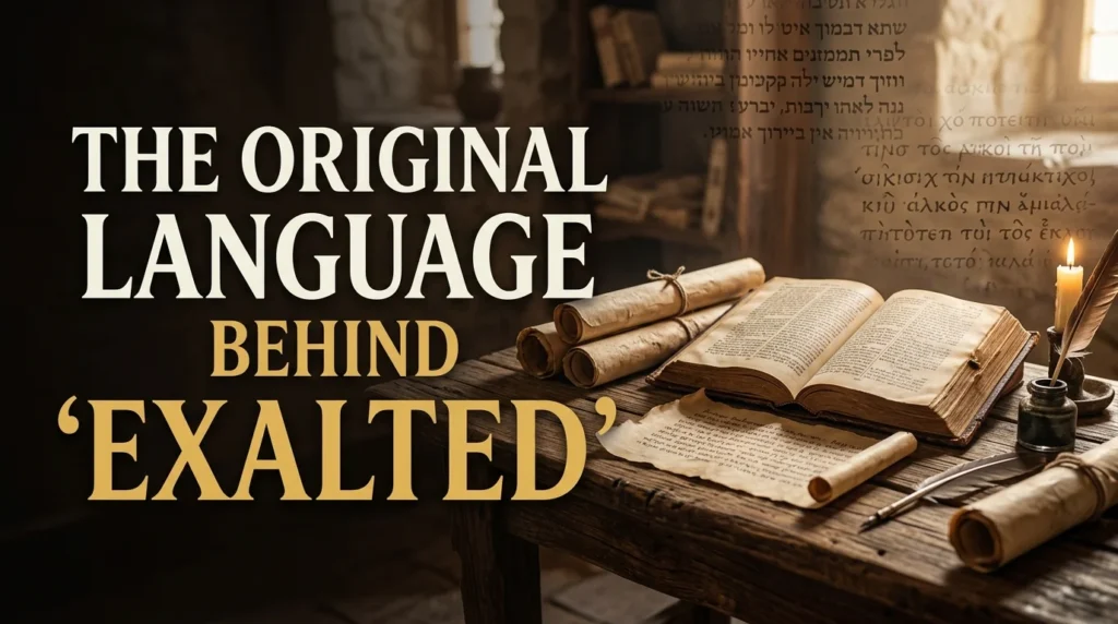 The Original Language Behind "Exalted"