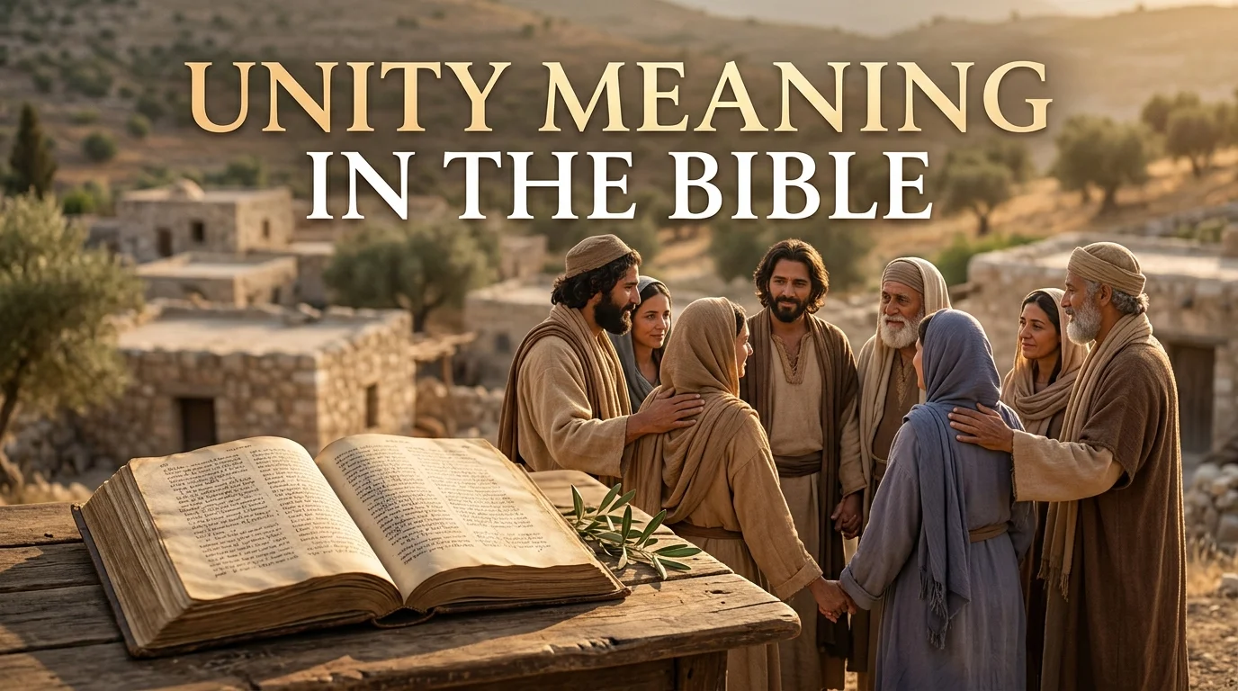 Unity Meaning in the Bible