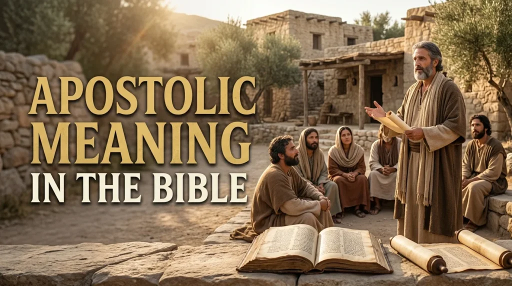 What Does Apostolic Mean in the Bible?