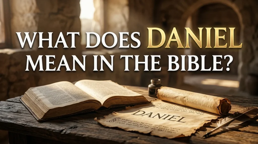 What Does Daniel Mean in the Bible?