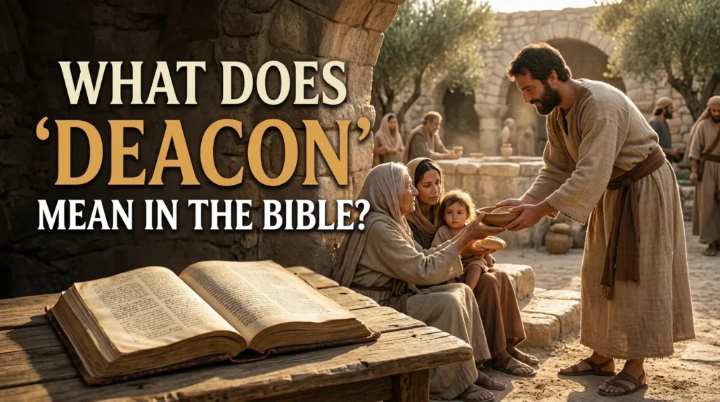 What Does "Deacon" Mean in the Bible?