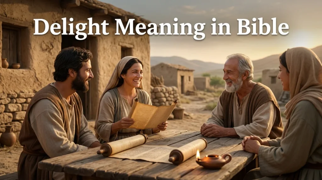 What Does Delight Mean in the Bible?