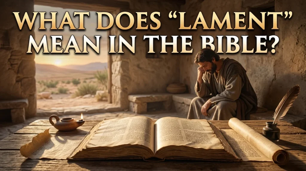 What Does "Lament" Mean in the Bible?