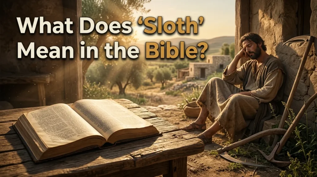 What Does "Sloth" Mean in the Bible?