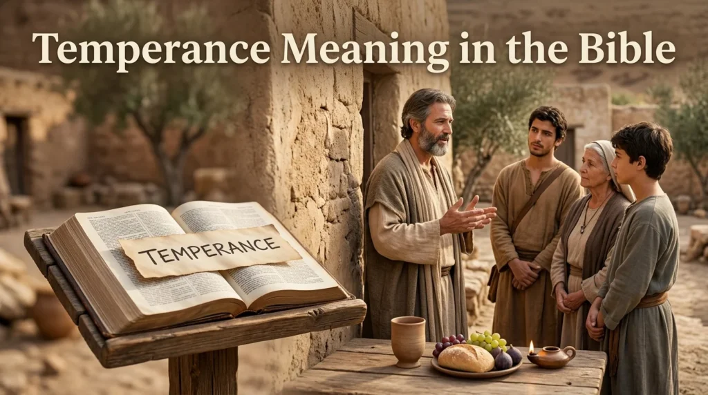What Is the Temperance Meaning in the Bible?