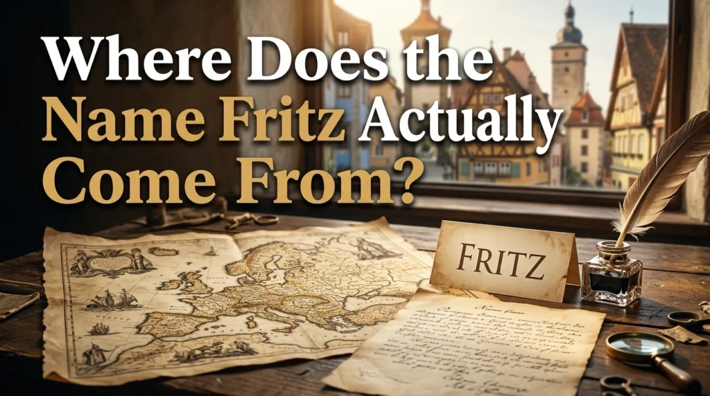 Where Does the Name Fritz Actually Come From?