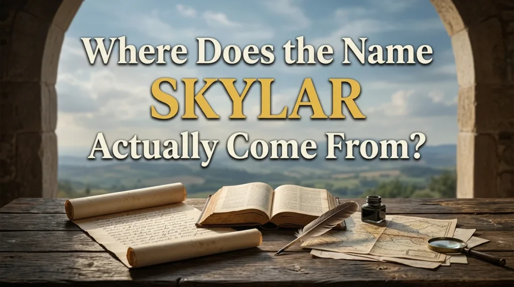 Where Does the Name Skylar Actually Come From?