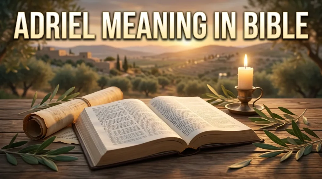 Who Was Adriel in the Bible?