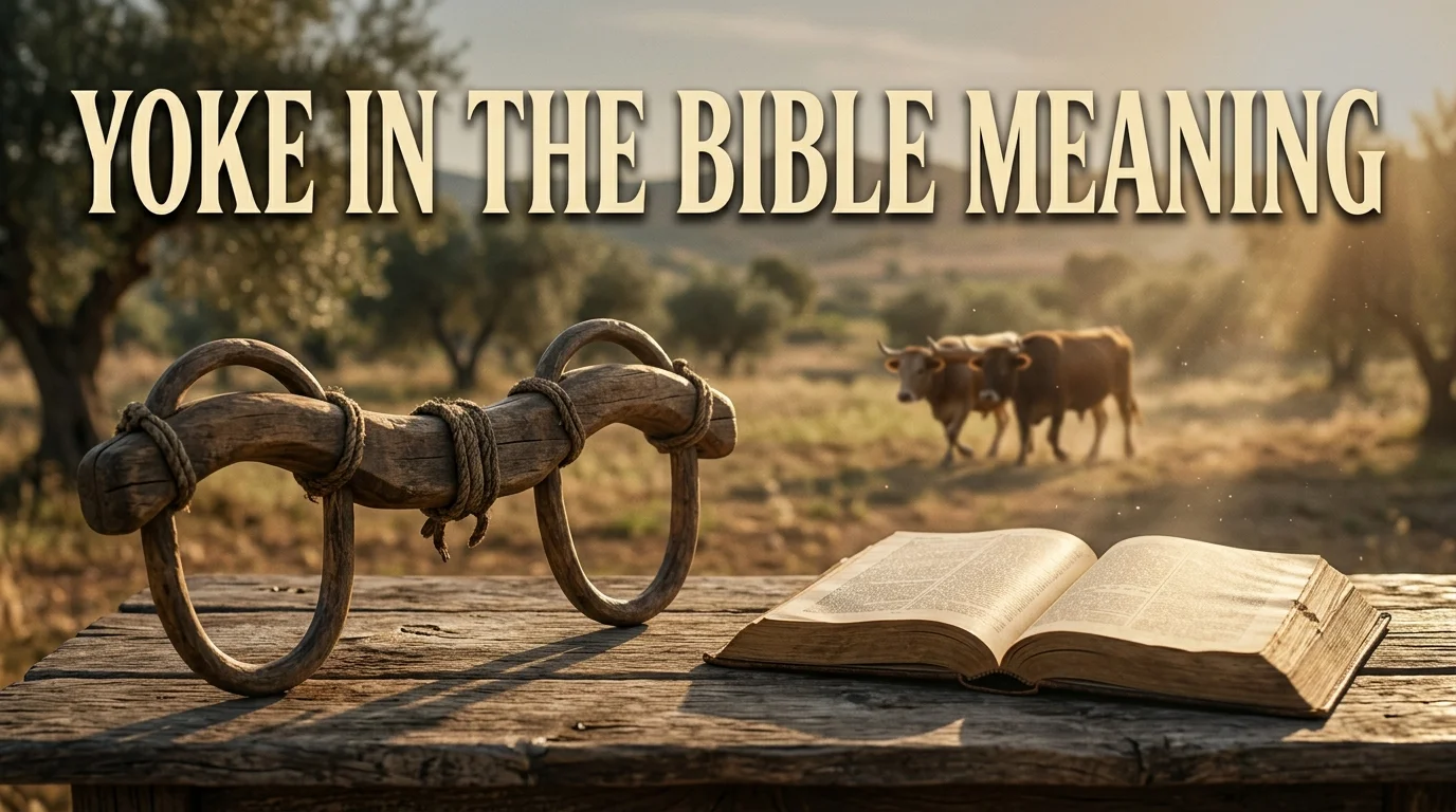 Yoke in the Bible Meaning